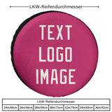 Custom Pink White Truck Tires