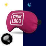 Custom Pink White Sleep Mask