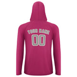 Custom Pink Gray UV-Hoodie