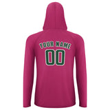 Custom Pink Green UV-Hoodie