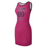 Custom Pink Purple Sleeveless Vest Dress