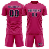 Custom Pink Purple Soccer Jersey