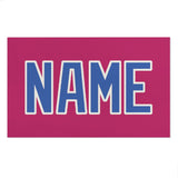 Custom Pink Sky Blue Beach Towel