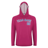 Custom Pink Sky Blue UV-Hoodie