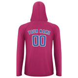 Custom Pink Sky Blue UV-Hoodie