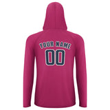 Custom Pink Blue UV-Hoodie