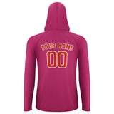 Custom Pink Orange Red UV-Hoodie