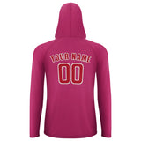 Custom Pink Red UV-Hoodie
