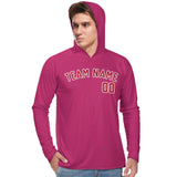 Custom Pink Red UV-Hoodie
