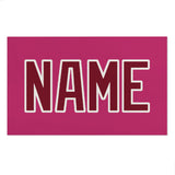 Custom Pink Crimson Red Beach Towel