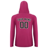 Custom Pink Black UV-Hoodie