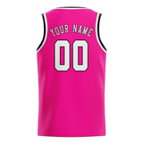 Custom Pink & White Colors Design Sports Basketball Jersey