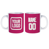 Custom Pink White Mug