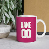 Custom Pink White Mug
