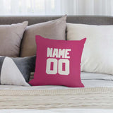 Custom Pink White Pillowcase