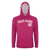 Custom Pink Light Pink UV-Hoodie