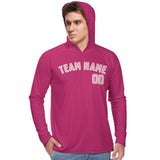 Custom Pink Light Pink UV-Hoodie