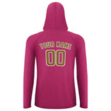 Custom Pink Khaki UV-Hoodie