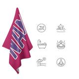 Custom Pink Light Purple Beach Towel