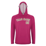 Custom Pink Light Khaki UV-Hoodie