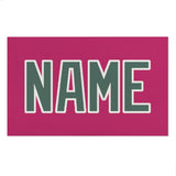 Custom Pink Blue Green Beach Towel