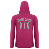 Custom Pink Blue Green UV-Hoodie