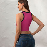 Custom Pink Blue Green Sleeveless Tank Top