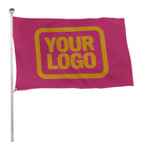 Custom Pink Yellow Flag