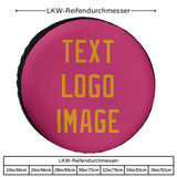 Custom Pink Yellow Truck Tires