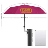 Custom Pink Yellow Automatic Umbrella