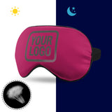 Custom Pink Dark Grey Sleep Mask