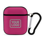 Custom Pink Gray AirPods Case
