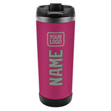Custom Pink Gray Stainless Steel Water Cup