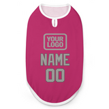 Custom Pink Gray Pet Vest