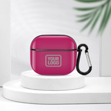 Custom Pink Gray AirPods Case (3rd Generation)