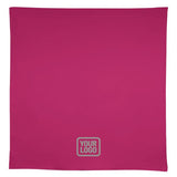 Custom Pink Dark Grey Square Table Cloth