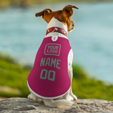 Custom Pink Gray Pet Vest
