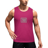 Custom Pink Gray Men's Tank Top