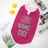 Custom Pink Gray Pet Vest
