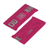 Custom Pink Gray Sports headband