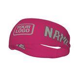 Custom Pink Gray Sports headband