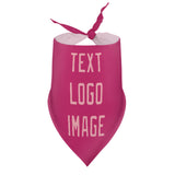Custom Pink Light Pink Pet Scarf