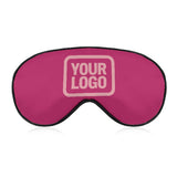 Custom Pink Light Pink Sleep Mask