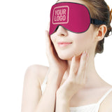 Custom Pink Light Pink Sleep Mask