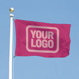Custom Pink Light Pink Flag
