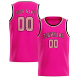 Custom Pink & Light Pink Colors Design Sports Basketball Jersey