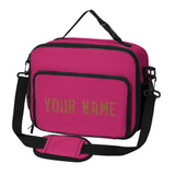 Custom Pink Khaki Lunch Bag