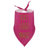 Custom Pink Khaki Pet Scarf