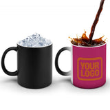 Custom Pink Orange Magic Mug