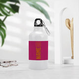 Custom Pink Orange Sports Bottle